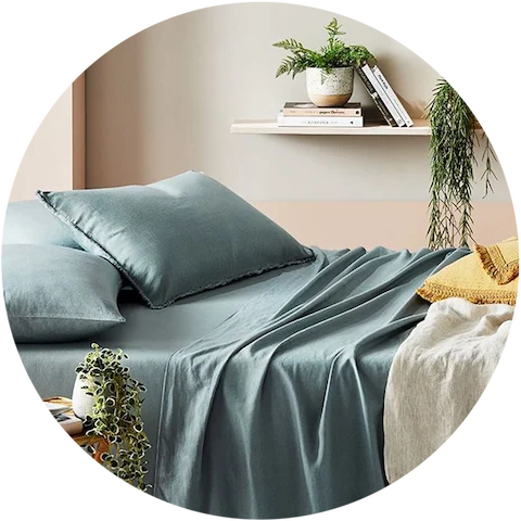 Katatekstil slika posteljine